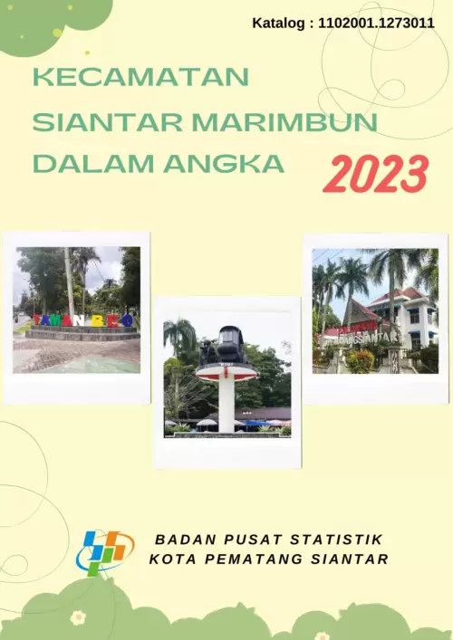 Kecamatan Siantar Marimbun Dalam Angka 2023